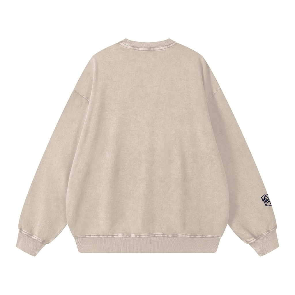 Snow Washed Oversized Sweatshirt