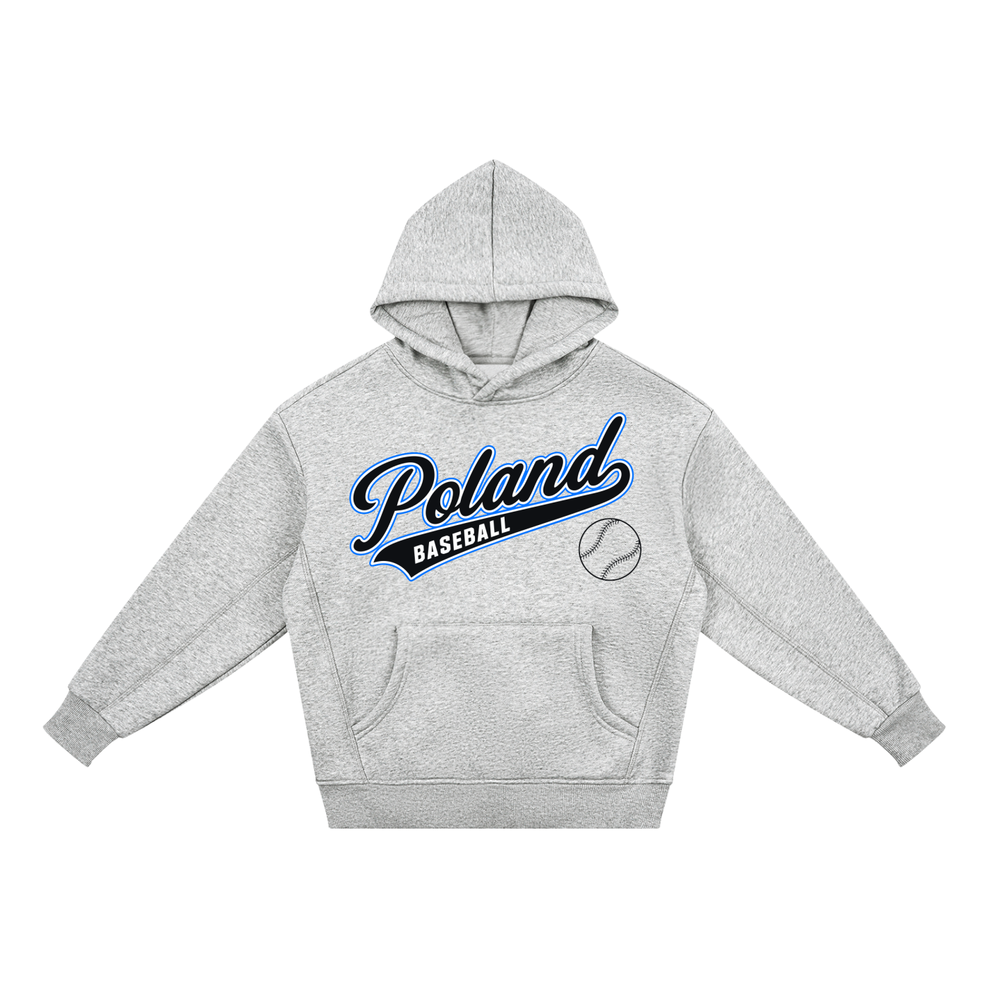 Poland Baseball Kids Hoodie