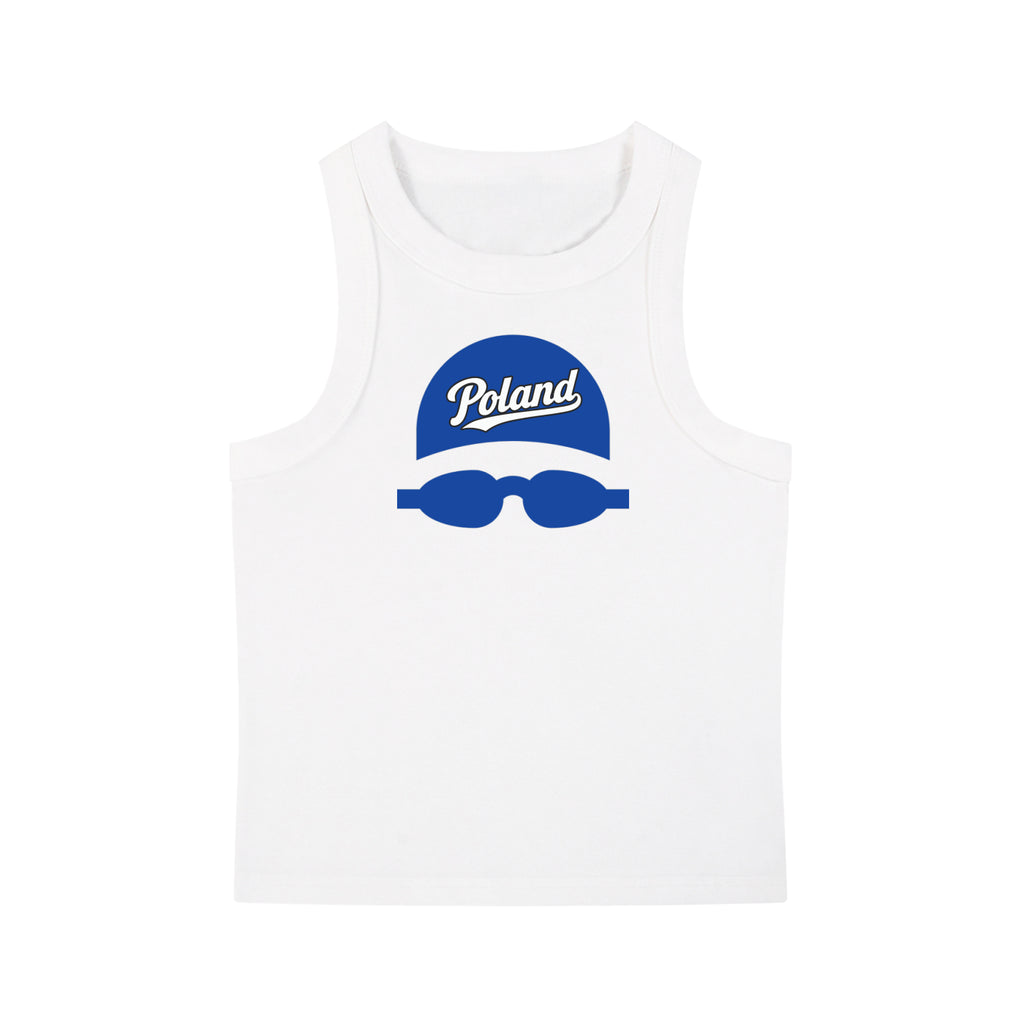 Poland Swim Cap Tank - Juniors