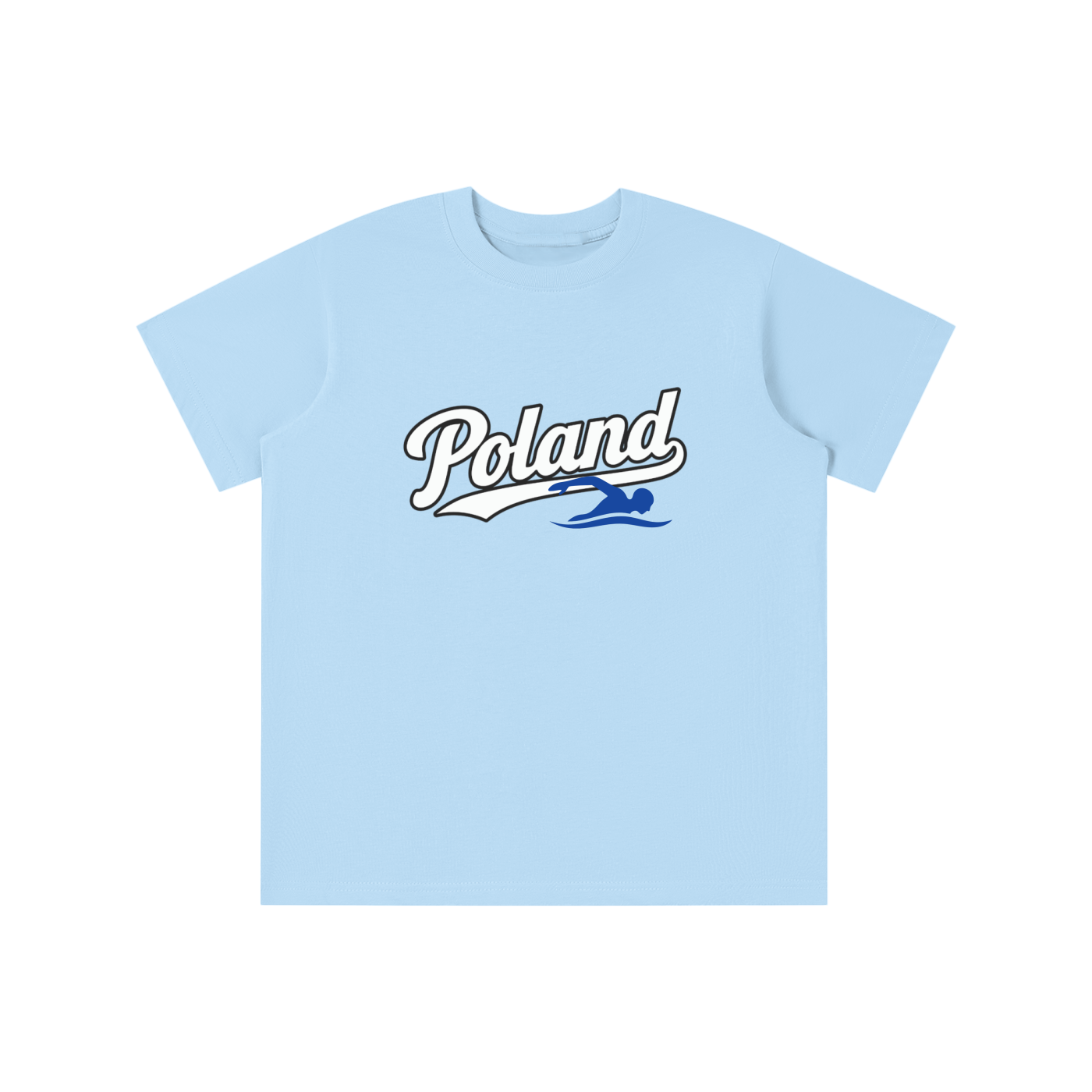 Poland Swimmer Kids T