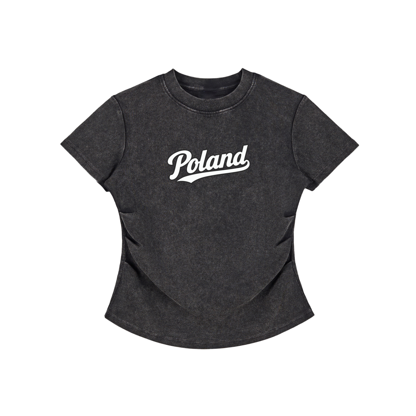 Vintage Poland Bodycon Cotton T-Shirt
