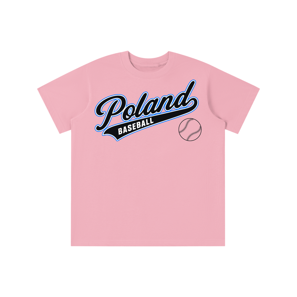 Wacky Color Poland Baseball Kids T