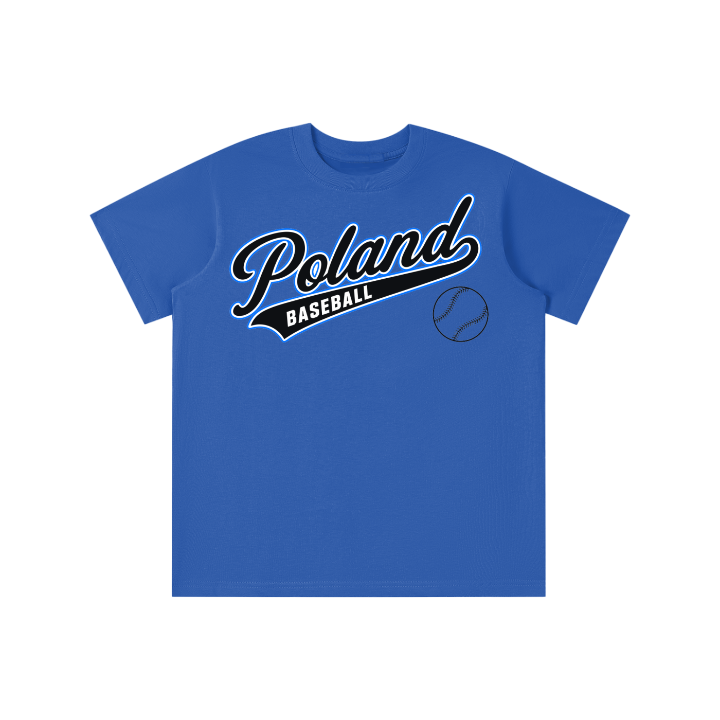 Wacky Color Poland Baseball Kids T