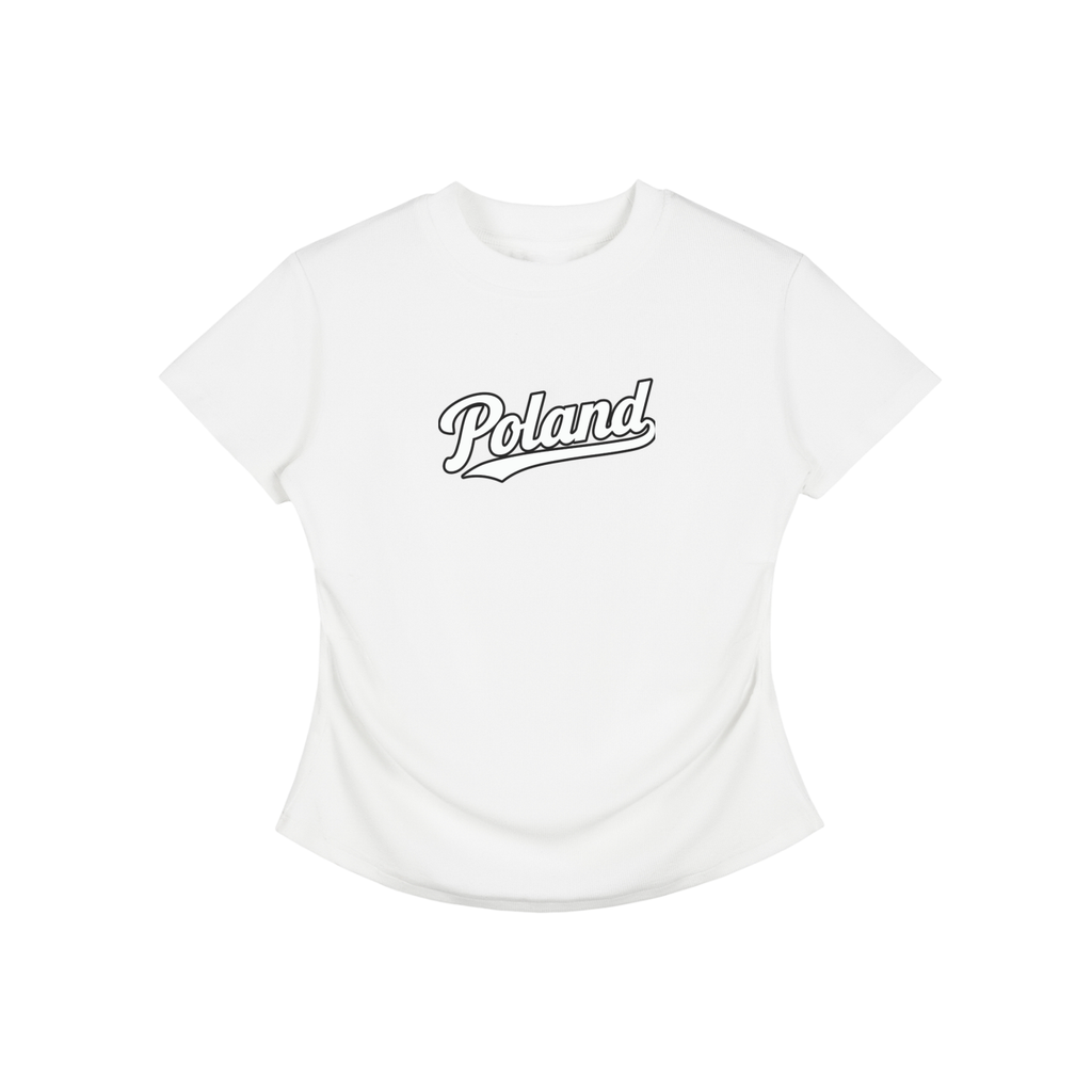 Vintage Poland Bodycon Cotton T-Shirt