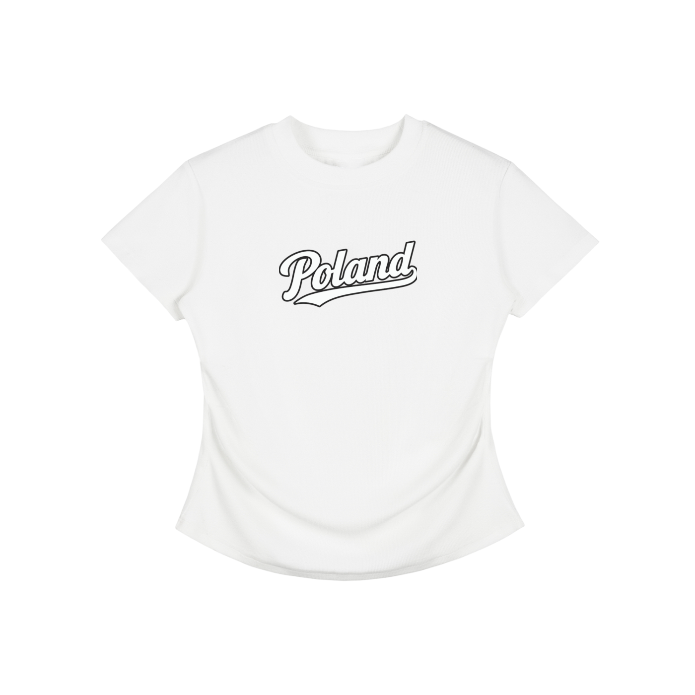 Vintage Poland Bodycon Cotton T-Shirt