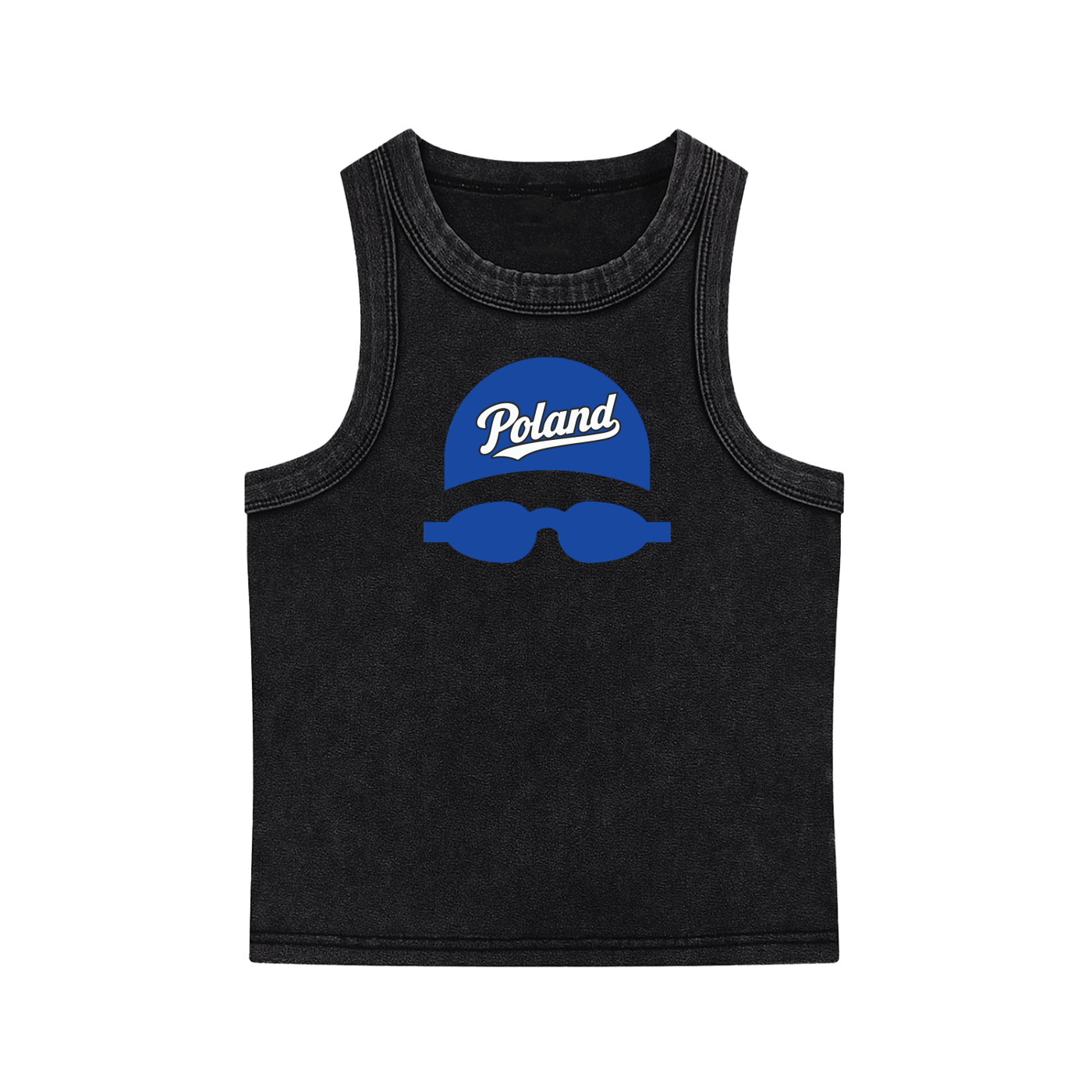 Poland Swim Cap Tank - Juniors