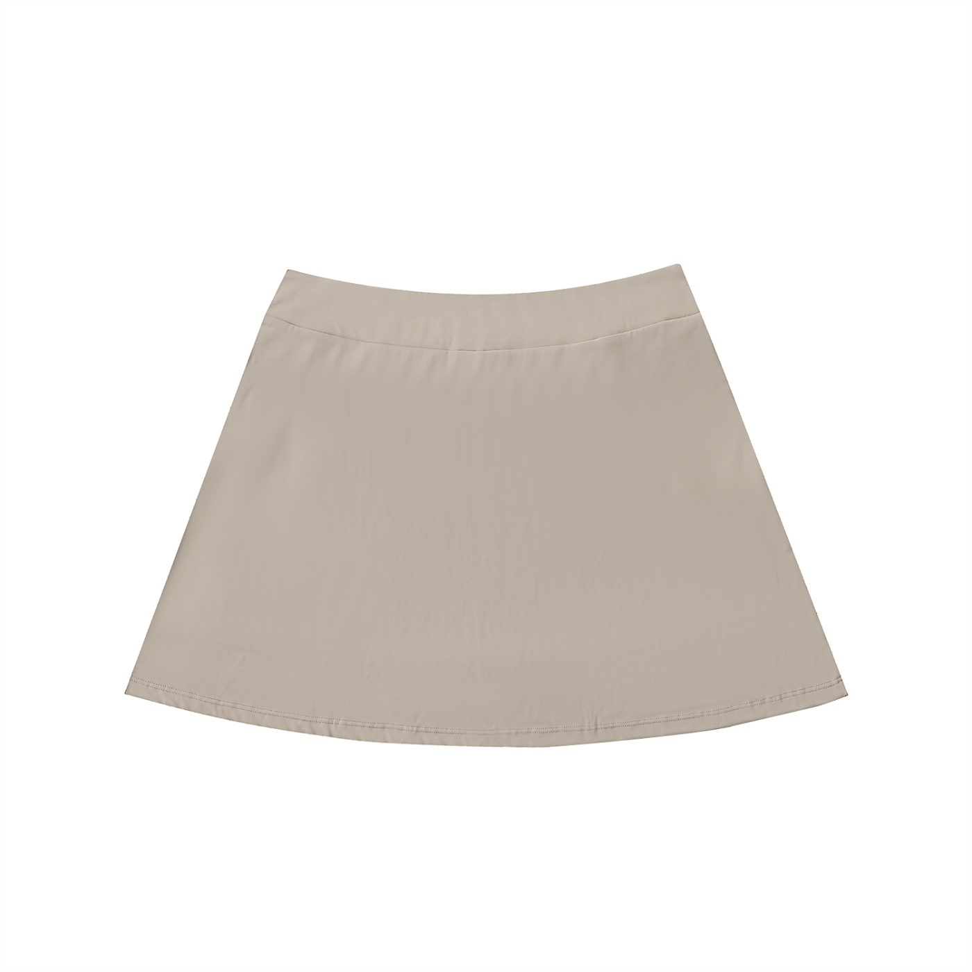 High-Waist Pocketed A-Line Poland Skirt