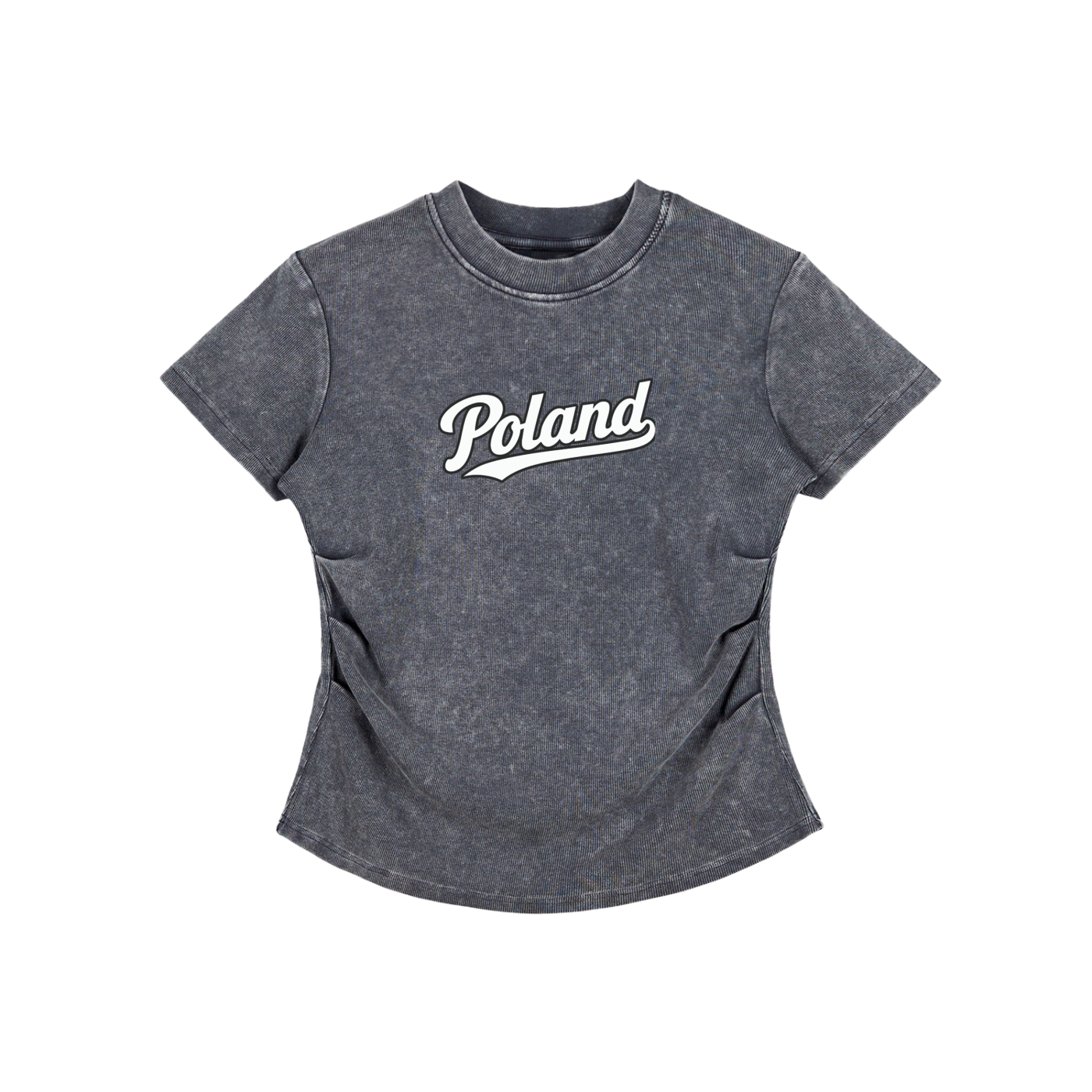 Vintage Poland Bodycon Cotton T-Shirt