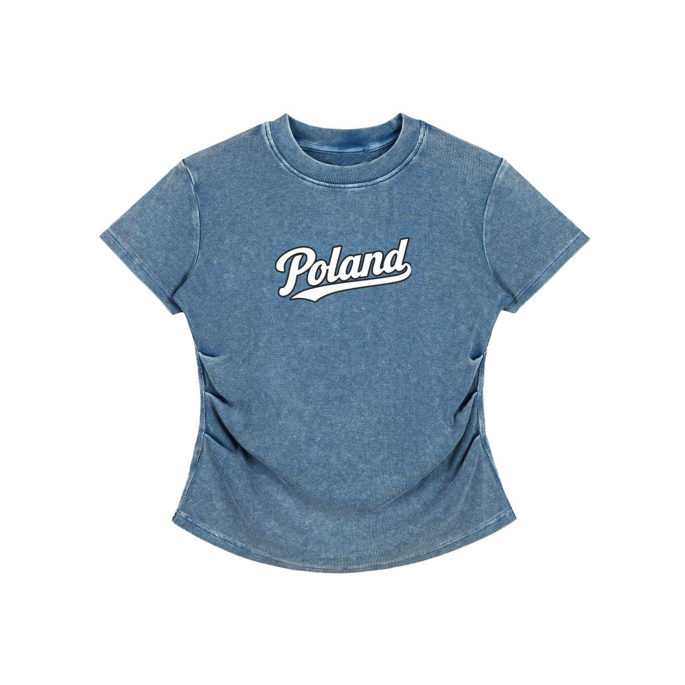 Vintage Poland Bodycon Cotton T-Shirt