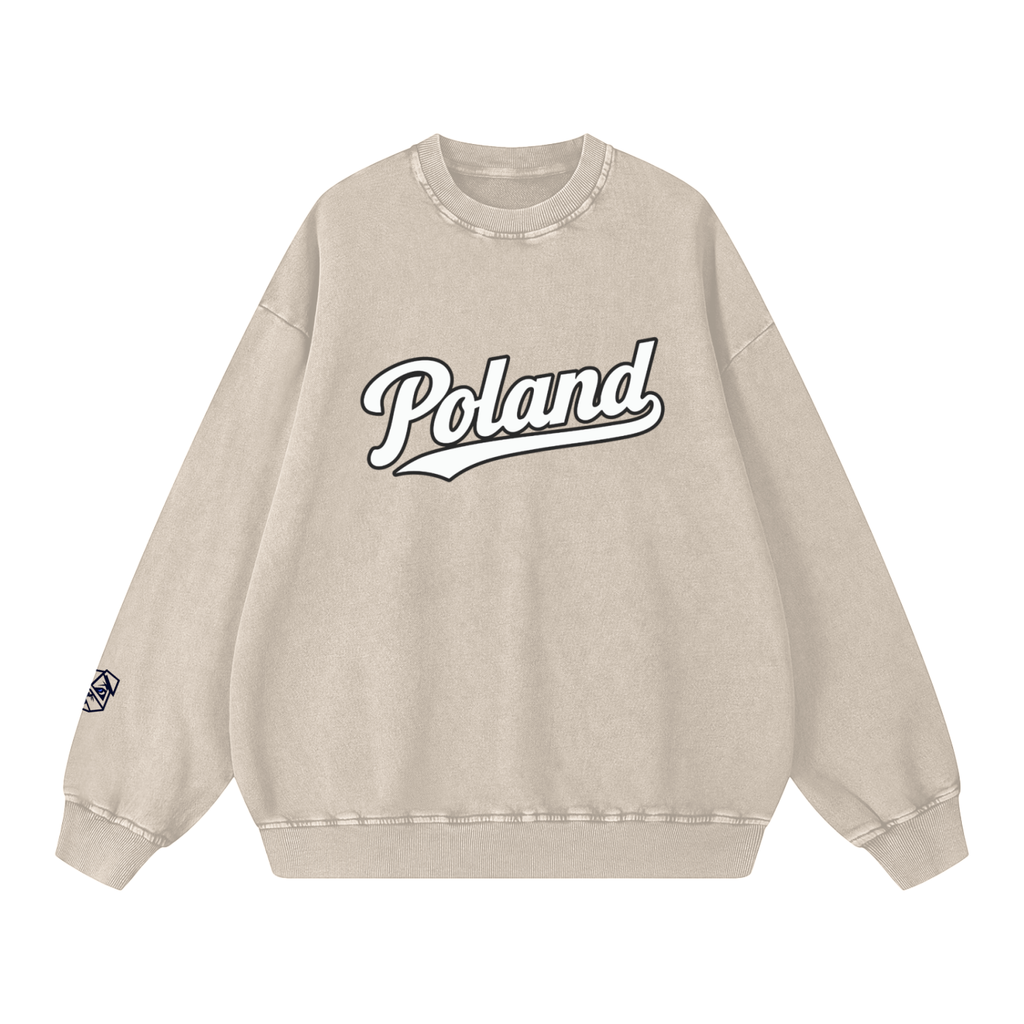 Snow Washed Oversized Sweatshirt