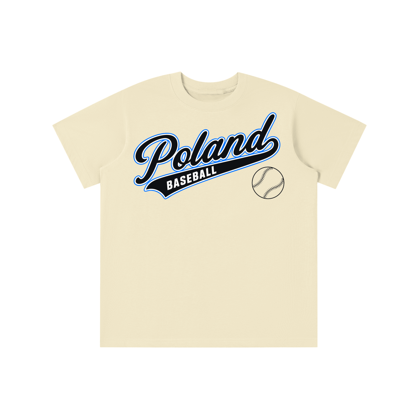 Wacky Color Poland Baseball Kids T
